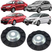 Kit 2 prato superior do amortecedor dianteiro toyota etios yaris após 2013