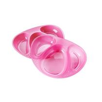 Kit 2 Pratos Tommee Tippee Com Divisória Rosa Kit 2 Pratos Tommee Tippee Com Divisória Rosa