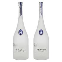 KIT 2 Pravda Vodka 1.750L