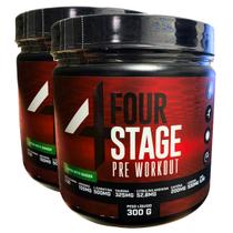 Kit 2 Pré-Treino Academia Suplemento Pré Workout Limão 300g