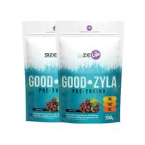 Kit 2 Pré Treino Good-Zyla Sabor Uva Refil 150g Size Up