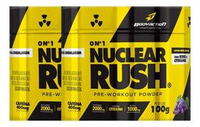 Kit 2 Pre Treino Nuclear Rush 100g Bodyaction