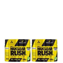 Kit 2 - Pré Treino Nuclear Rush Limão Workout Powder - 100g Body Action