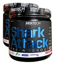 Kit 2 Pré-Treino Shark Attack Com Creatina 400g Suplemento