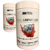 Kit 2 Pré-Treino Unbroken Reall Nutrition 450g Citarg Hmb Kit 2 Pré-Treino Unbroken Reall Nutrition 450g Citarg Hmb