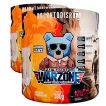 Kit 2 Pré-Treino Warzone Under Labz 300g Pump Matrix Energia