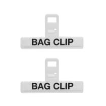 Kit 2 Pregadores Clipes Embalagens Fechar Saco Pão Bag Clip