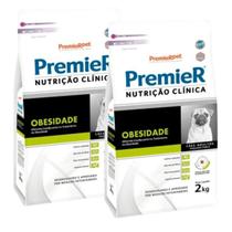 Kit 2 PremieR Nutrição Clínica Obesidade Cães Porte Peq 2Kg Kit 2 PremieR Nutrição Clínica Obesidade Cães Porte Peq 2Kg
