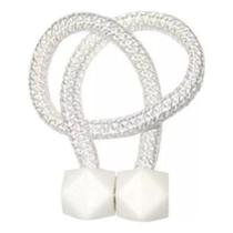 Kit 2 prendedor de cortina magnético multifuncional branco Kit 2 prendedor de cortina magnético multifuncional branco