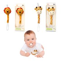 Kit 2 prendedores de chupeta safari