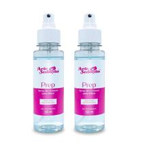 Kit 2 Prep Spray Higienizante Proteção Para Unhas 120Ml