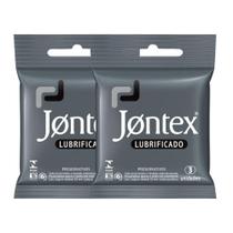 Kit 2 Preservativo Jontex Lubrificado 3 Unidades Kit 2 Preservativo Jontex Lubrificado 3 Unidades