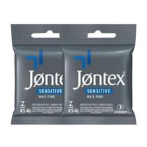 Kit 2 Preservativo Jontex Sensitive 3 Unidades Kit 2 Preservativo Jontex Sensitive 3 Unidades