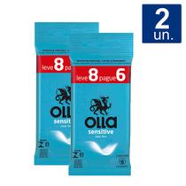 Kit 2 Preservativo Olla Sensitive Leve 8 Pague 6