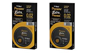 Kit 2 Preservativo Preserv Extra Premium 4 Unidades