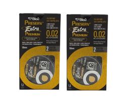 Kit 2 Preservativo Preserv Extra Premium C/2 Camisinhas