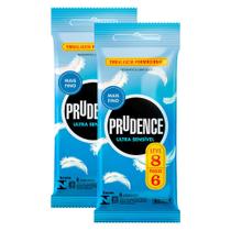 Kit 2 Preservativo Prudence Ultra Sensível Leve 8 Pague 6