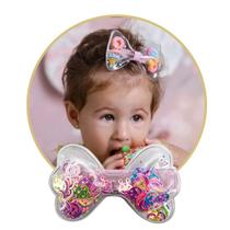 Kit 2 Presilha Laço Piscina Infantil Bico de Pato Lantejoula