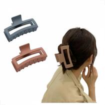 Kit 2 Presilha Piranha Luxo Cabelo Grande 13cm Prendedor Kit 2 Presilha Piranha Luxo Cabelo Grande 13cm Prendedor