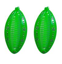 Kit 2 Presilhas Banana Verde Com Strass Feminina Com Pente Kit 2 Presilhas Banana Verde Com Strass Feminina Com Pente