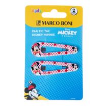Kit 2 Presilhas De Cabelo Tic Tac Disney Minnie Marco Boni