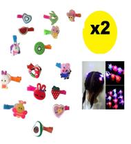 Kit 2 presilhas Luminosa Infantil De Desenhos sortidos Kit 2 presilhas Luminosa Infantil De Desenhos sortidos