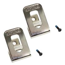 Kit 2 Presilhas Prender Cinto P/ Parafusadeira Dewalt Dcd776, Dcd780, Dcd785 e Dcd795d2 Original