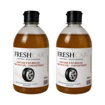 Kit 2 Pretinho Tipo Baba De Camelo Limpa Pneu 500ml Freshcar Cor Gel Kit 2 Pretinho Tipo Baba De Camelo Limpa Pneu 500ml Freshcar Cor Gel
