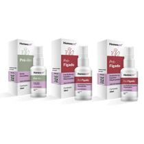 Kit 2 Pró Fígado + 1 Pró Rim Cães e Gatos Homeopet 30ml