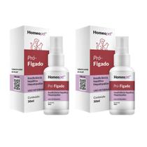 Kit 2 Pró Fígado Cães Insuficiência Hepática Homeopet 30ml Kit 2 Pró Fígado Cães Insuficiência Hepática Homeopet 30ml