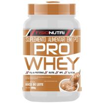 Kit 2 Pro Whey Fisionutri Pote 900G Doce De Leite