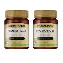 Kit 2 probiotic 10 800mg 60caps dr. botanico