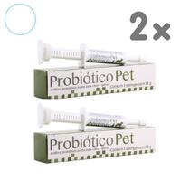 Kit 2 Probiotico Pet Cães Gatos Diarreia Intestino Flora Intestinal Avert