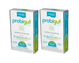 Kit 2 Probiótico Probigut Fast 8 Sticks Sem Sabor - Equaliv