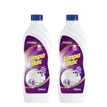 Kit 2 ProClean Limpador de Box 300ml Limpa, Remove Manchas e Dá Brilho a Vidros e Blindex Kit 2 ProClean Limpador de Box 300ml Limpa, Remove Manchas e Dá Brilho a Vidros e Blindex