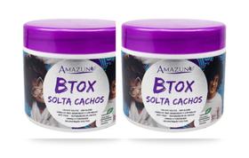 Kit 2 Produtos Btox Capilar Amazun - Cabelos Caheados ou Crespos Anti Frizz e Brilho Kit 2 Produtos Btox Capilar Amazun - Cabelos Caheados ou Crespos Anti Frizz e Brilho