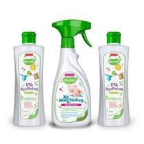 Kit 2 Produtos Tira Manchas e Sabão Lava Roupas de Bebê Kit 2 Produtos Tira Manchas e Sabão Lava Roupas de Bebê