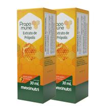 Kit 2 Propomune Extrato Própolis 30ml Concentrado Maxinutri Kit 2 Propomune Extrato Própolis 30ml Concentrado Maxinutri