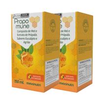 Kit 2 Propomune Xarope Própolis Eucalipto 150 ml Maxinutri