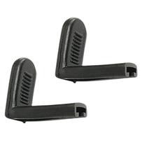 Kit 2 Proteção Estante De Caixa Borracha Preta 14.4 Bateria - Spanking