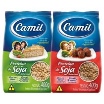 Kit 2 Proteína Texturizada de Soja Clara e Escura Camil 400g Kit 2 Proteína Texturizada de Soja Clara e Escura Camil 400g