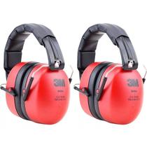 Kit 2 Protetor Auricular 3M Abafador de Ruído Concha Muffler