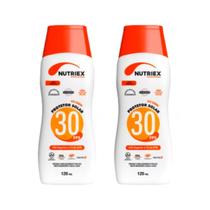 Kit 2 Protetor Bloqueador Solar Fps 30 Bisnaga 120ml Nutriex