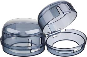 Kit 2 Protetor Boca De Fogão Transparente Proteção Infantil