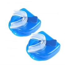 Kit 2 Protetor Bucal Duplo Moldável Anti Ronco Bruxismo Apnéia Ranger dos Dentes