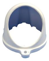 Kit 2 Protetor Câmera Dome Alumínio C/ Acoplamento Branco acoplamento