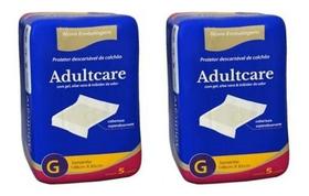 Kit 2 Protetor Descartável De Colchão - Adultcare. Pct 5 Und