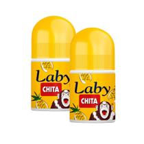 Kit 2 Protetor Labial Laby Chita FPS 8 Abacaxi 3,5 Kit 2 Protetor Labial Laby Chita FPS 8 Abacaxi 3,5