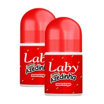 Kit 2 Protetor Labial Laby FPS 8 IceKiss Azedinha Morango 3,5g