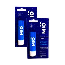 Kit 2 Protetor Labial Mió Hidratante com Manteiga de Karité e Vitamina E 3,6g Kit 2 Protetor Labial Mió Hidratante com Manteiga de Karité e Vitamina E 3,6g